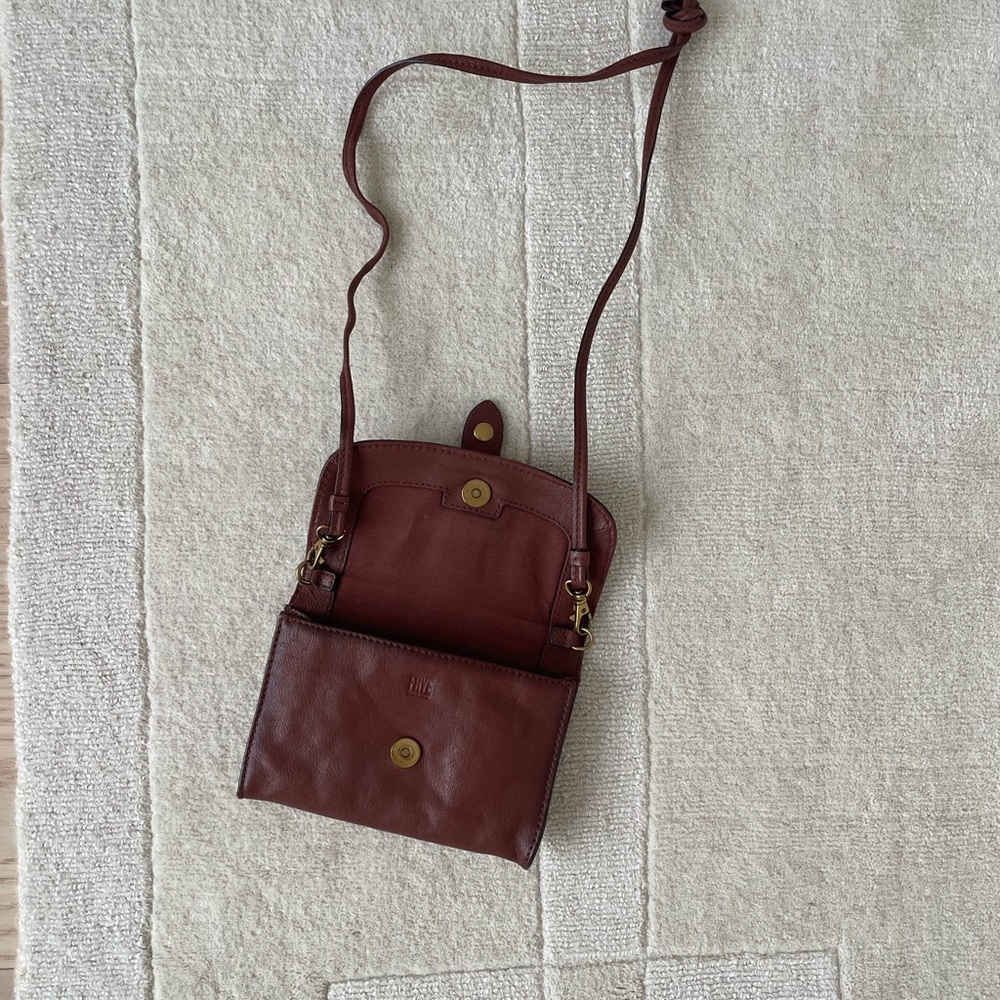 Frye Brown Leather Crossbody Bag - Picture 2 of 8